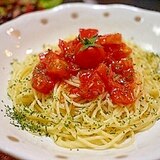 手抜きだけど…手抜きに見えないダブルトマトのパスタ